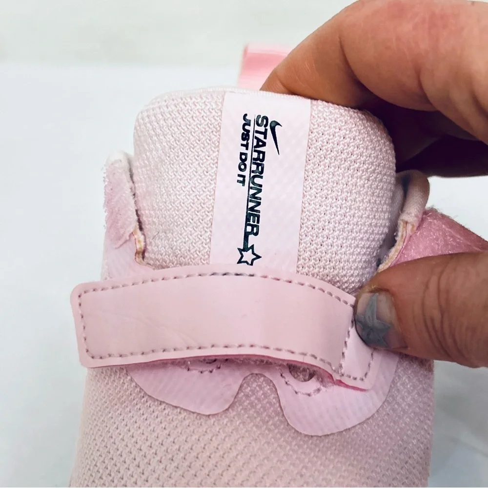 Nike Star‎ Runner 3 Infant Kids Pink Velcro Athletic Sneakers